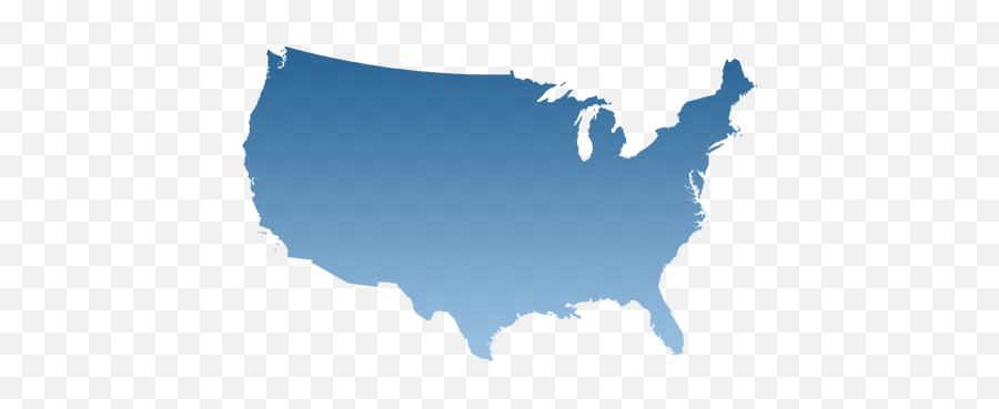 Usa Map Png - United States Map Black Emoji,Us Map Png