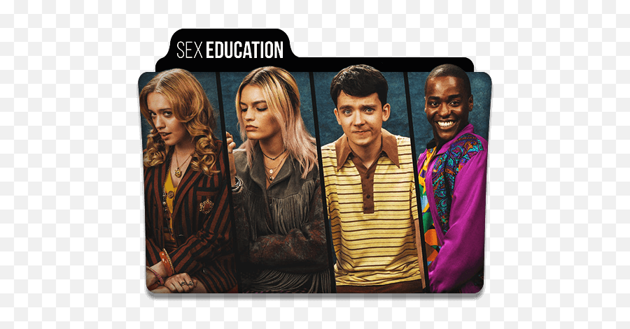Sex Education Tv Series Folder Icon - Designbust Martina Cariddi Em Sex Education Emoji,Transparent (tv Series)