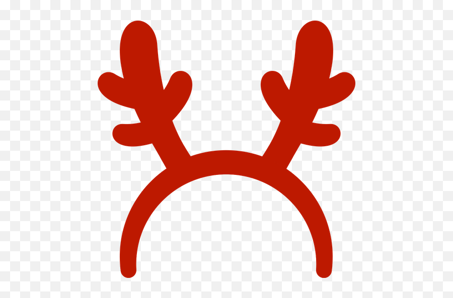 Free Reindeer Antlers Icon Of Glyph - Whitechapel Station Emoji,Reindeer Antlers Png