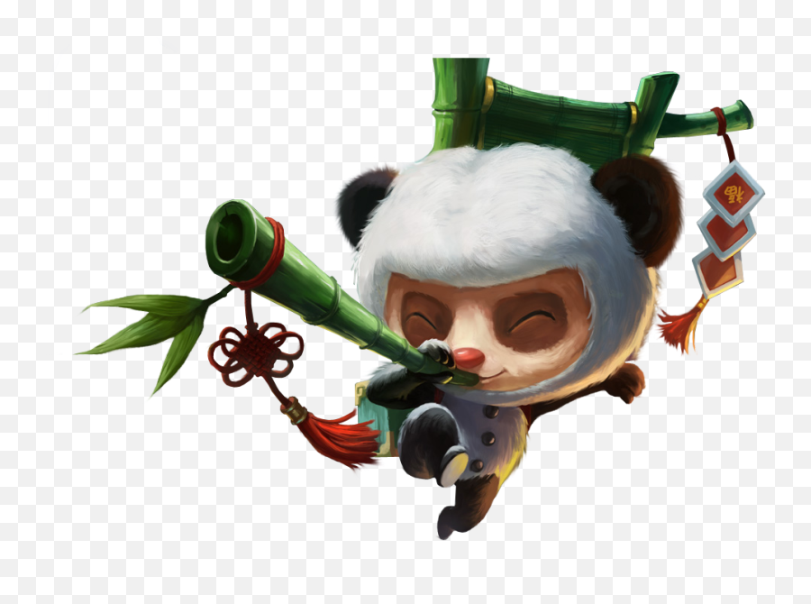 Download Panda Teemo Skin Png Image For - League Of Legends Teemo Panda Emoji,Teemo Png