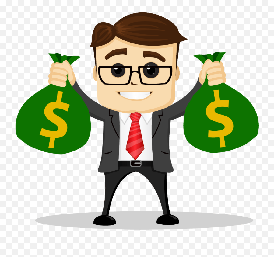 Clear Background Money Bag Cartoon - Clipart Money Cartoon Emoji,Money Bag Emoji Png