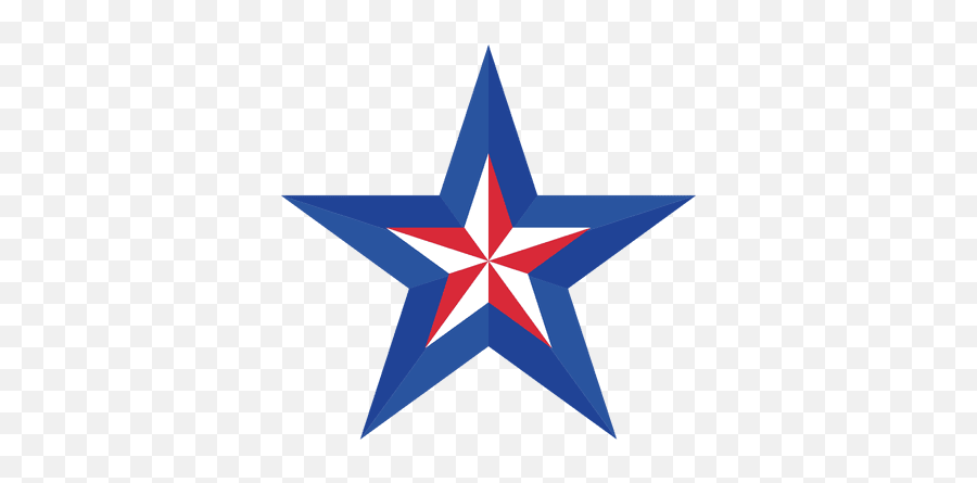 Usa Flag Star - American Star Png Transparent Emoji,Usa Flagge Clipart