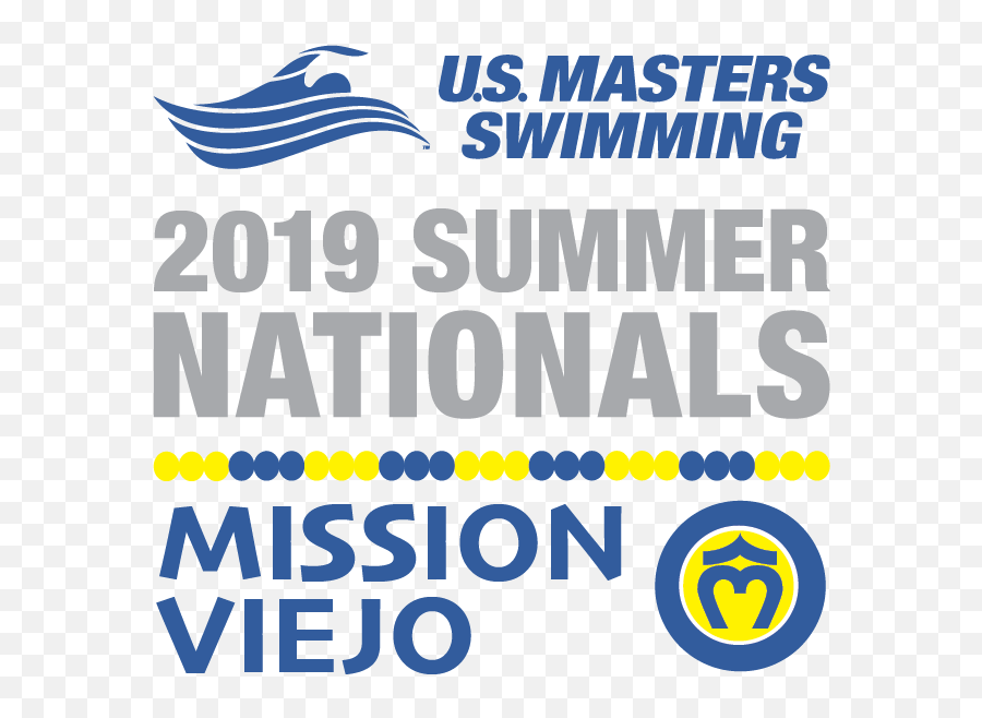 2019 Usms Summer National Championship - Us Masters Swimming Emoji,Nationals Logo