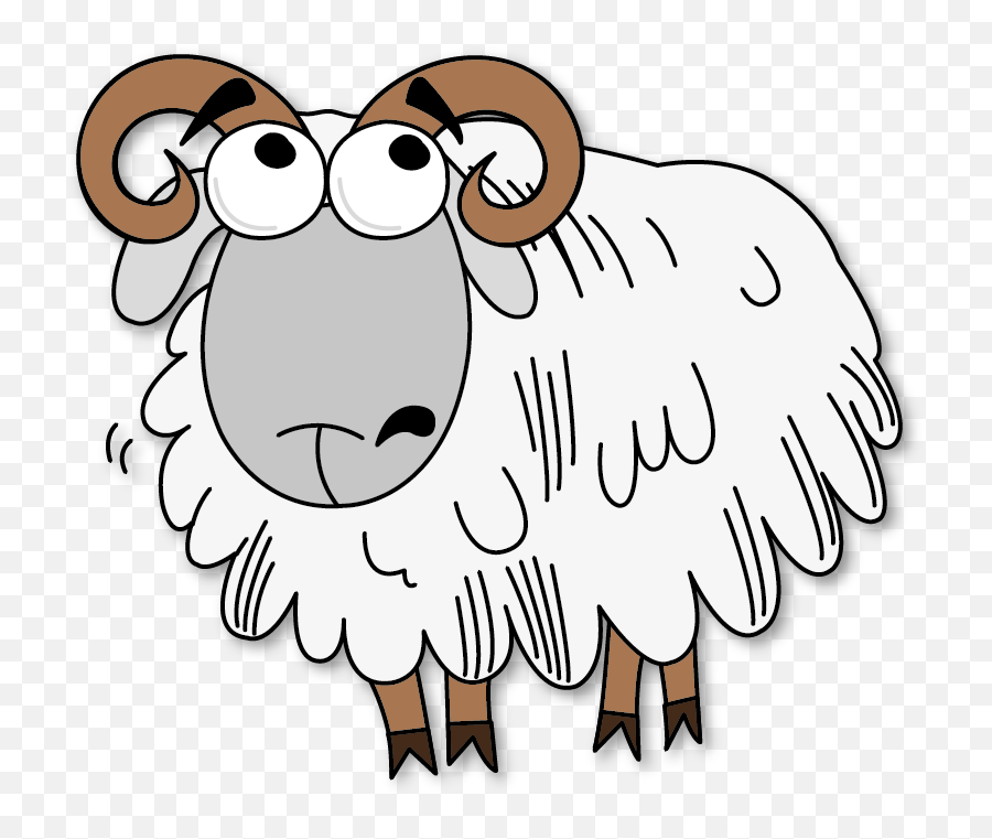 Home Clipart Sheep - Male Sheep Cartoon Png Emoji,Clipart Sheep