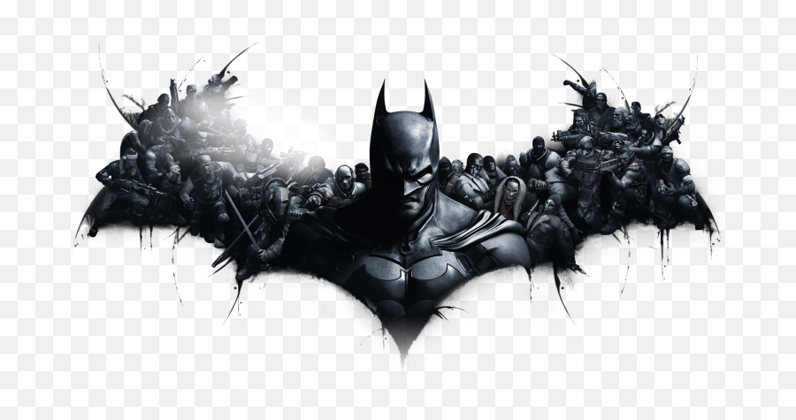 Download Free Origins Arkham Batman - Games Cover For Youtube Emoji,Batman Logo Wallpaper
