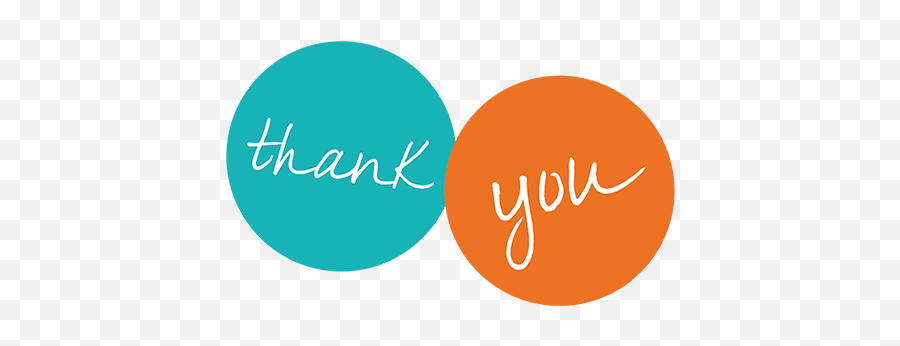 Thank You Turquoise Orange Website - Thank You Turquoise Emoji,Orange Clipart
