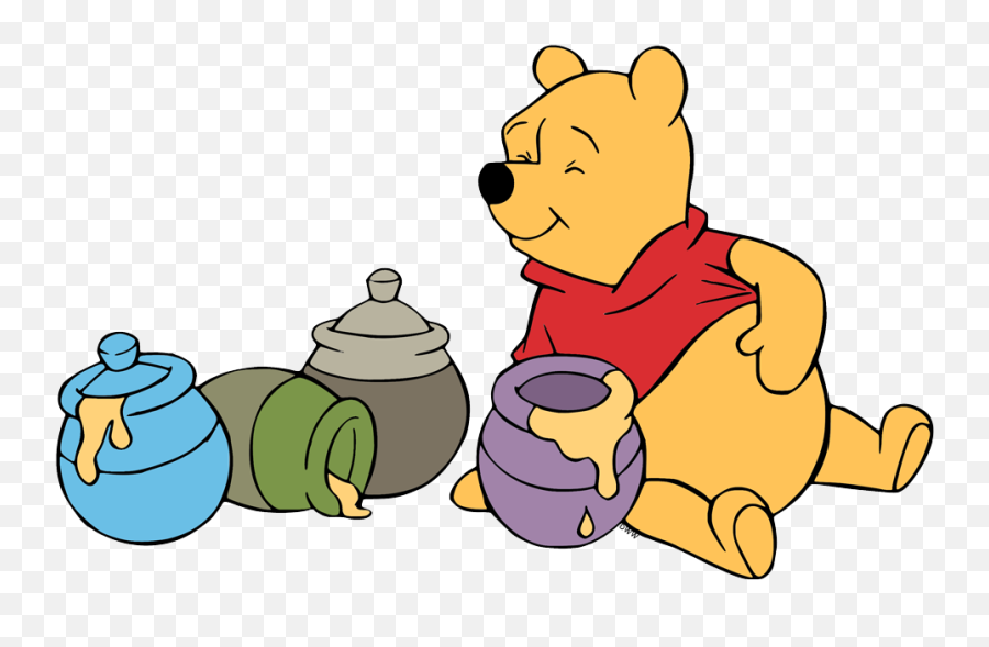 Winnie The Pooh Clip Art - Winnie The Pooh Hunny Clipart Emoji,Classic Winnie The Pooh Clipart