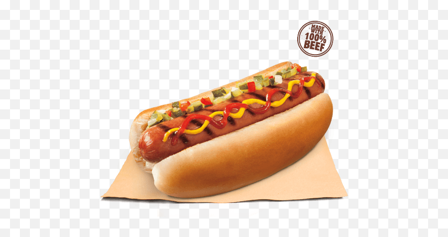 Download Burger King Hot Dog - Full Size Png Image Pngkit Chicken Hot Dog Png Emoji,Hotdog Png