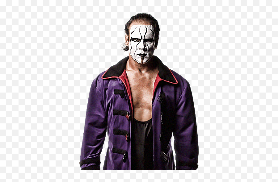 Sting Purple Coat - Wwe Wrestlemania 36 Custom Match Card Emoji,Sting Png