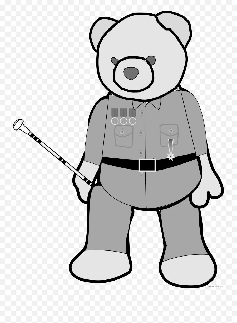 High Quality Bear Animal Free Black White Clipart Images - Clip Art Emoji,Free Black And White Clipart Images