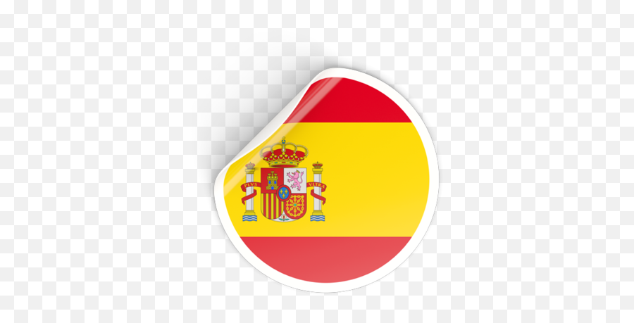 Round Sticker - Spain Flag Emoji,Spain Png