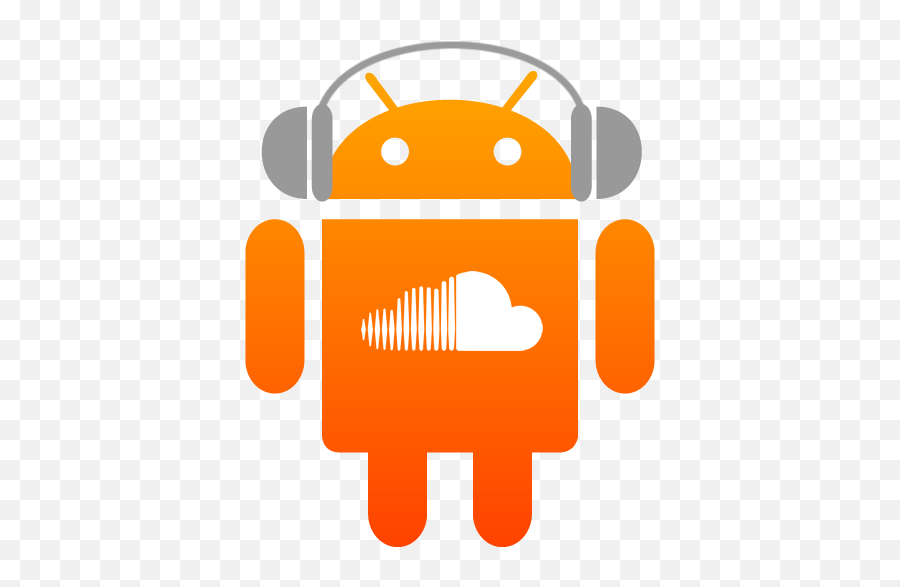 Soundcloud - Android Logo Orange Emoji,Soundcloud Logo
