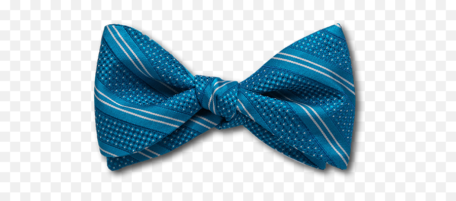 Carlo Franco Double Stripe W Dots - Teal W Navy And White Bow Emoji,White Bow Png