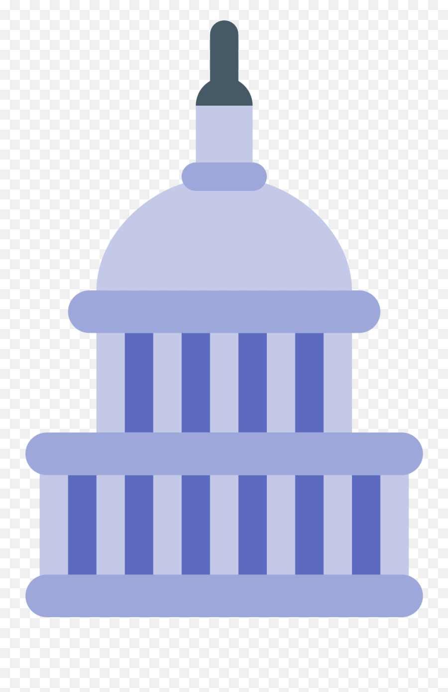 Us Capitol Icono - Illustration Clipart Full Size Clipart Emoji,Capitol Building Clipart