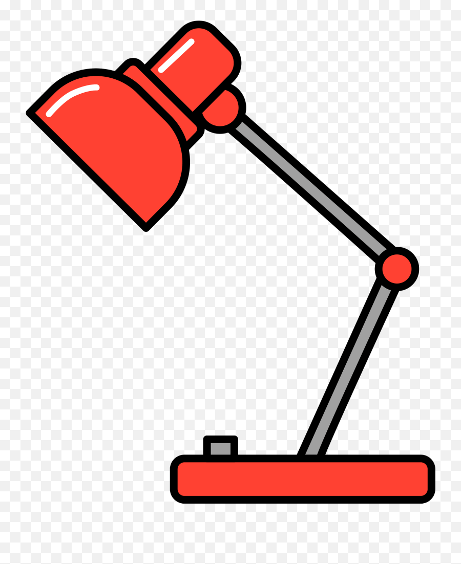 Desk Lamp Clipart - Desk Lamp Clipart Png Emoji,Lamp Clipart