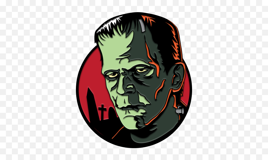 Universal Classic Monster - Frankenstein Enamel Pin Emoji,Universal Studios Logo History