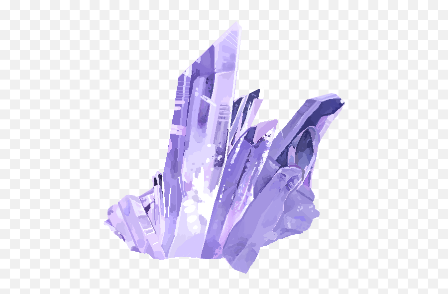 Download Purple Crystals Png Png Image With No Background Emoji,Crystal Transparent