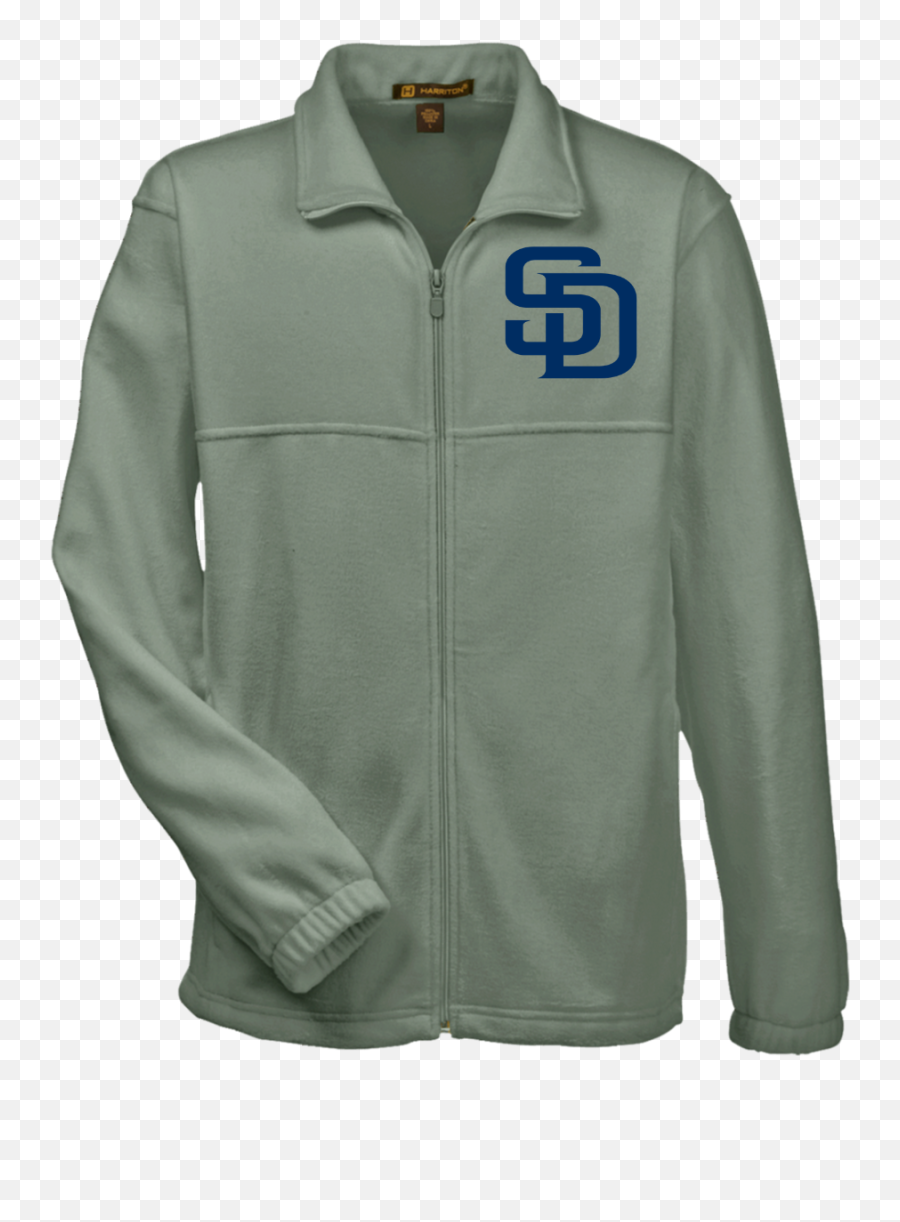 Official San Diego Padres Sd Classic Logo Harriton Tall Menu0027s Full Zip Fleece - Long Sleeve Emoji,Padres Logo