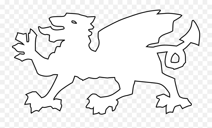 Welsh Dragon Svg Vector Welsh Dragon Clip Art - Svg Clipart Emoji,Cute Dragon Clipart Black And White