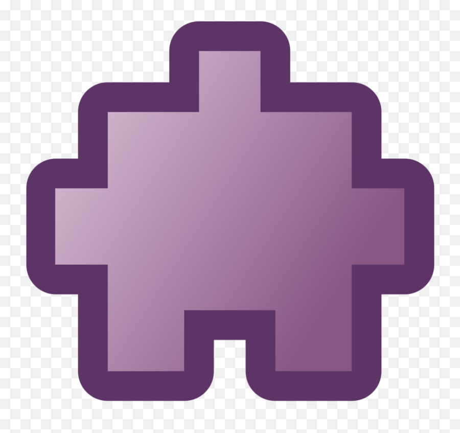 Purple Puzzle Piece As A Clipart Free Image - Language Emoji,Puzzle Piece Clipart