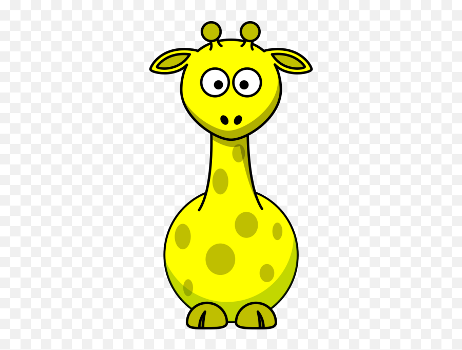 Yellow Giraffe Png Svg Clip Art For Web - Download Clip Art Emoji,Giraffe Clipart Free