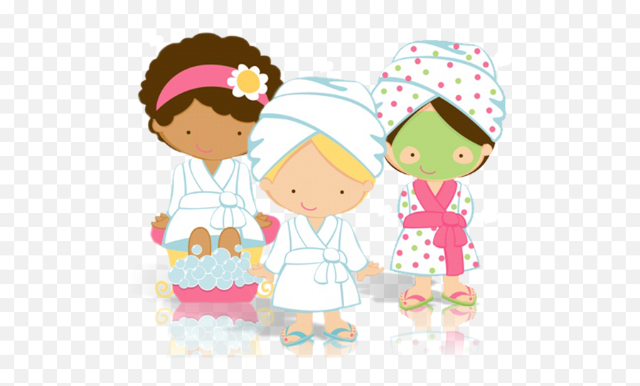 Download Hd Clipart Spa Party Png - Spa Party Clipart Emoji,Spa Clipart