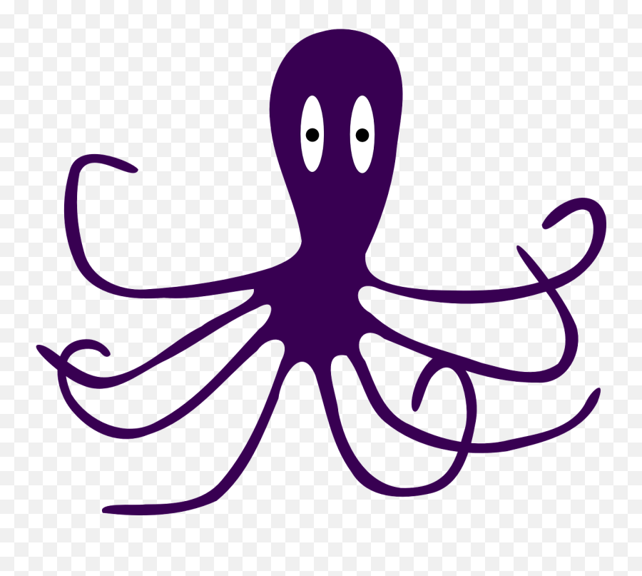 Octopus Purple Ocean Tentacles Png - Octopus Clipart Purple Emoji,Tentacles Png