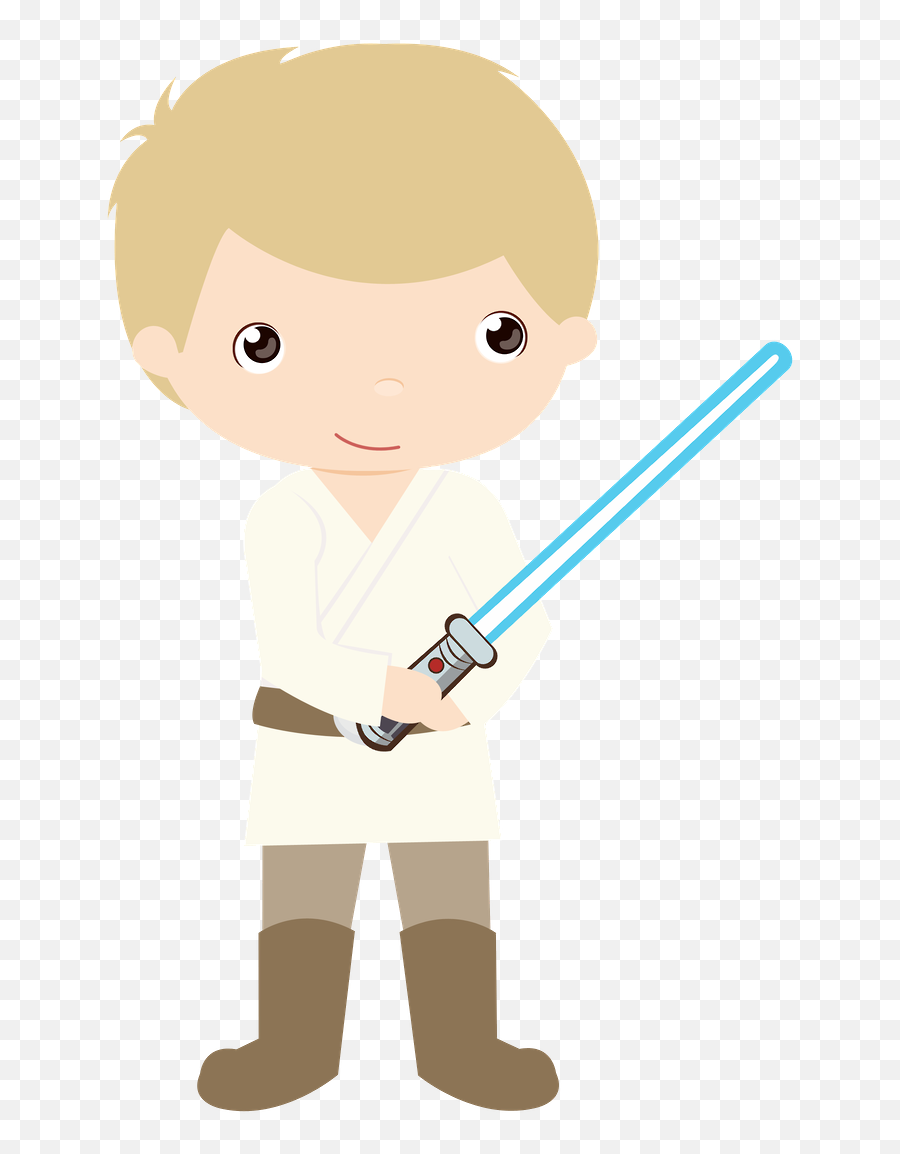 Image Library Download Star Wars - Cute Luke Skywalker Cartoon Luke Skywalker Clipart Emoji,Luke Skywalker Transparent
