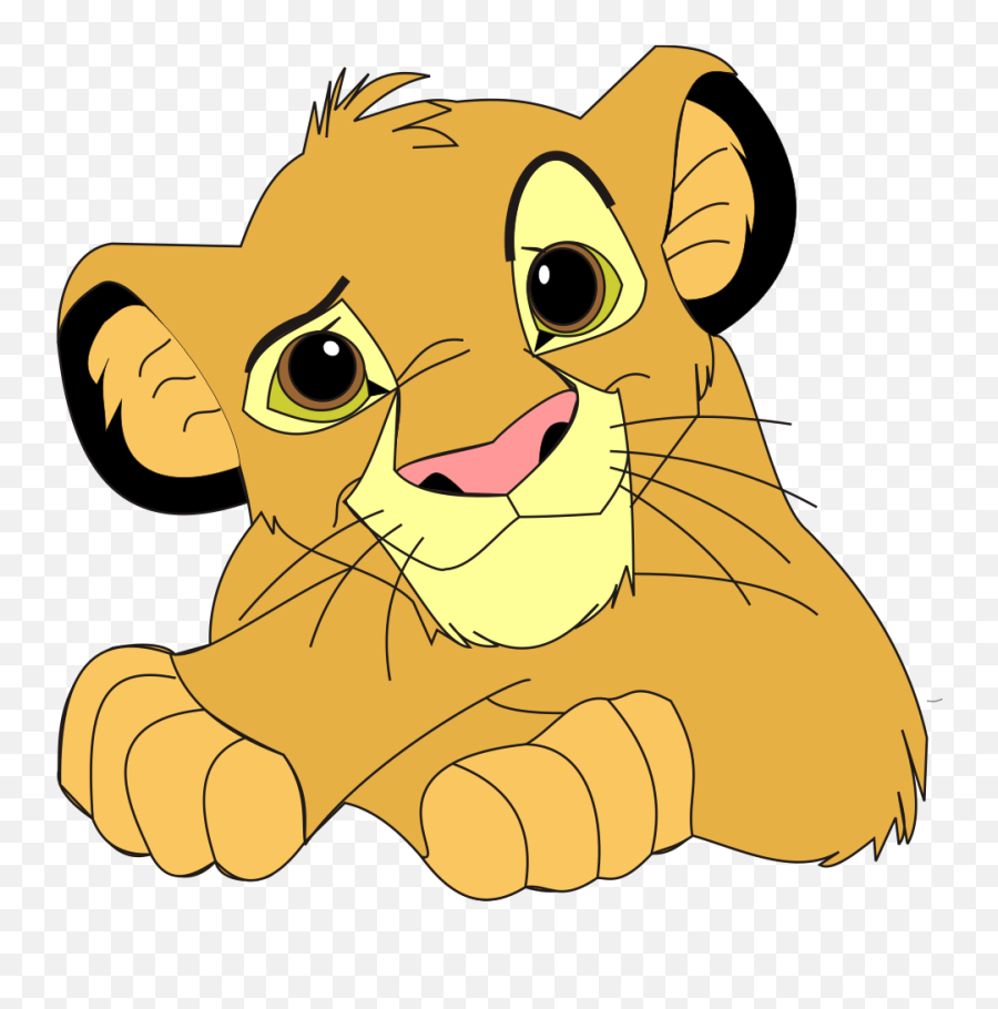 Simba Png Background Image - Lion King Simba Emoji,Simba Png