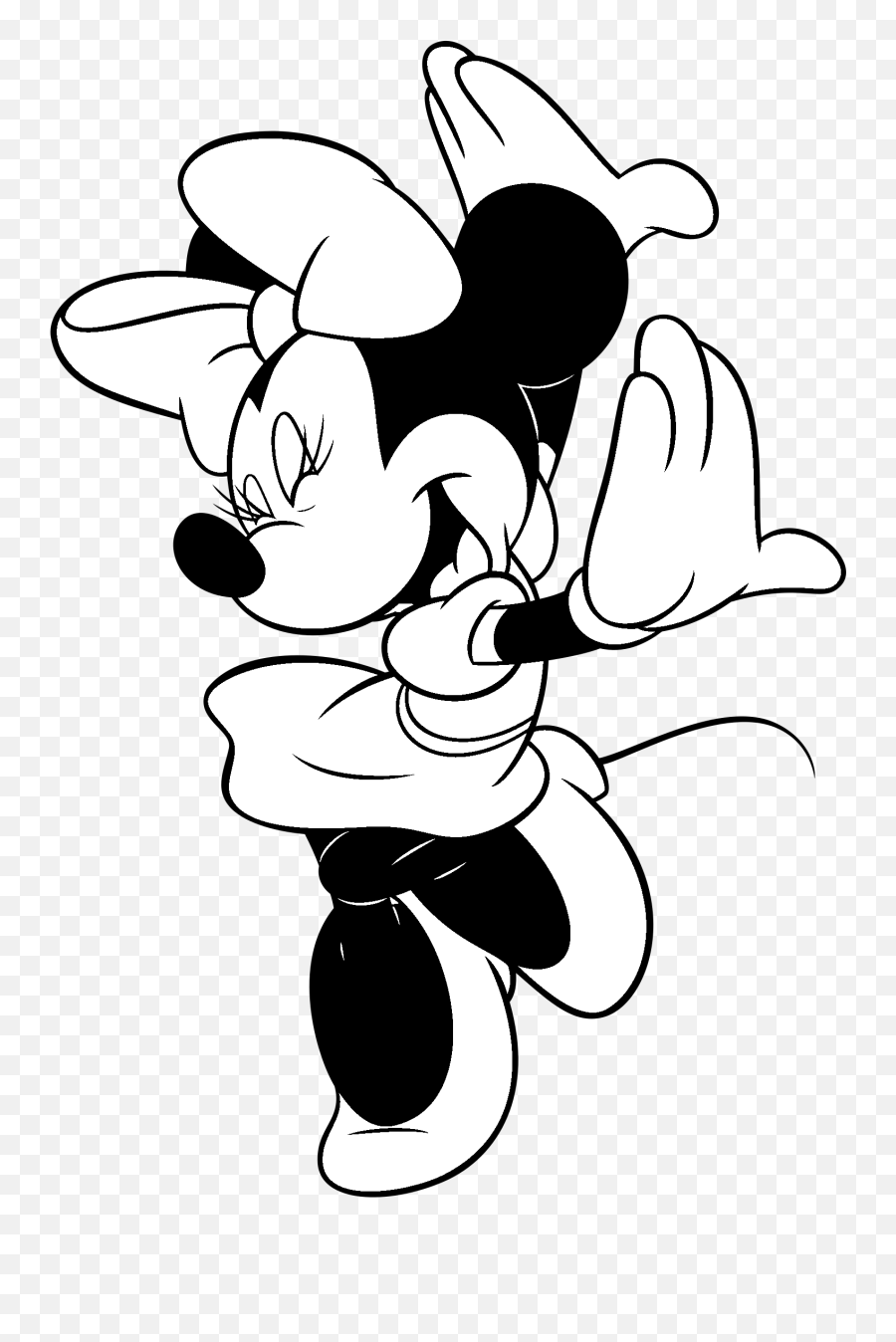 Minnie Mouse Logo Png Transparent Svg - Black Minnie Mouse Vector Emoji,Minnie Mouse Logo