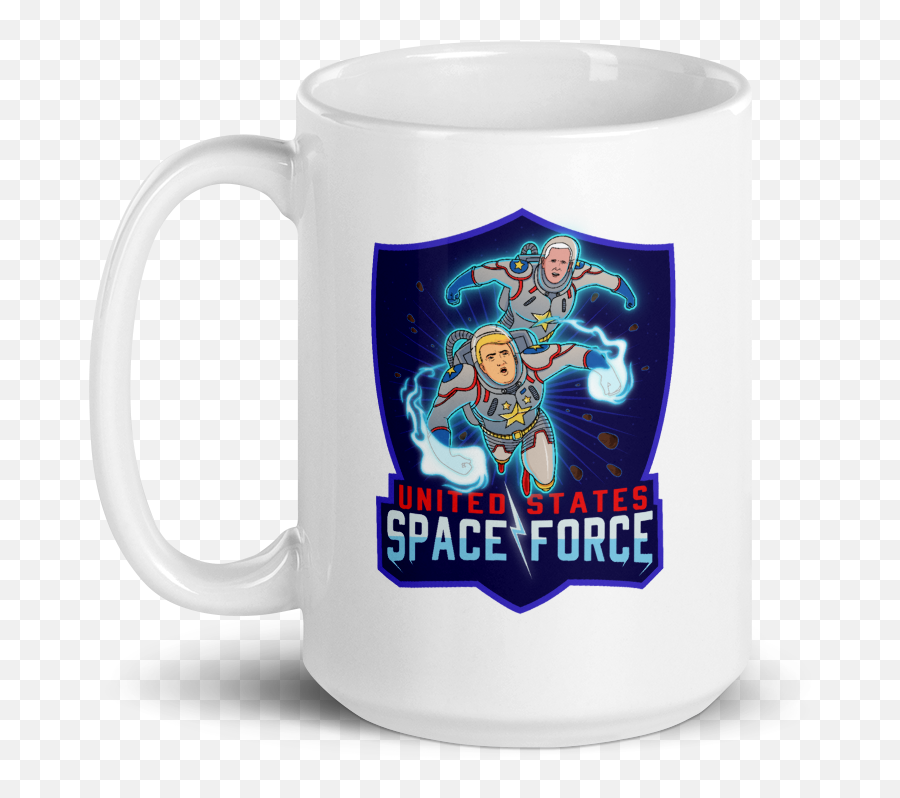Mike Pence Space Force Dc Comic Book - Mug Emoji,Trump Space Force Logo