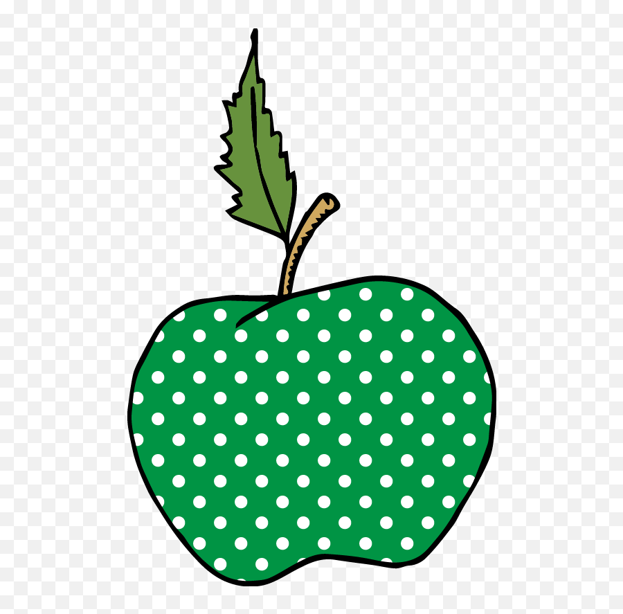 Clip Art School Tes Apples Fruit School Green - Polka Emoji,Welcome To Kindergarten Clipart