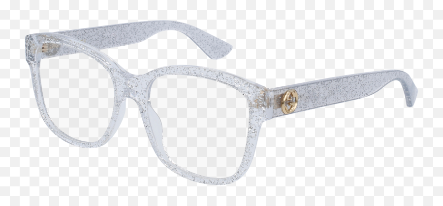 Gucci Gg0038o 006 54 Shiny Glitter - For Teen Emoji,Sunglasses Transparent