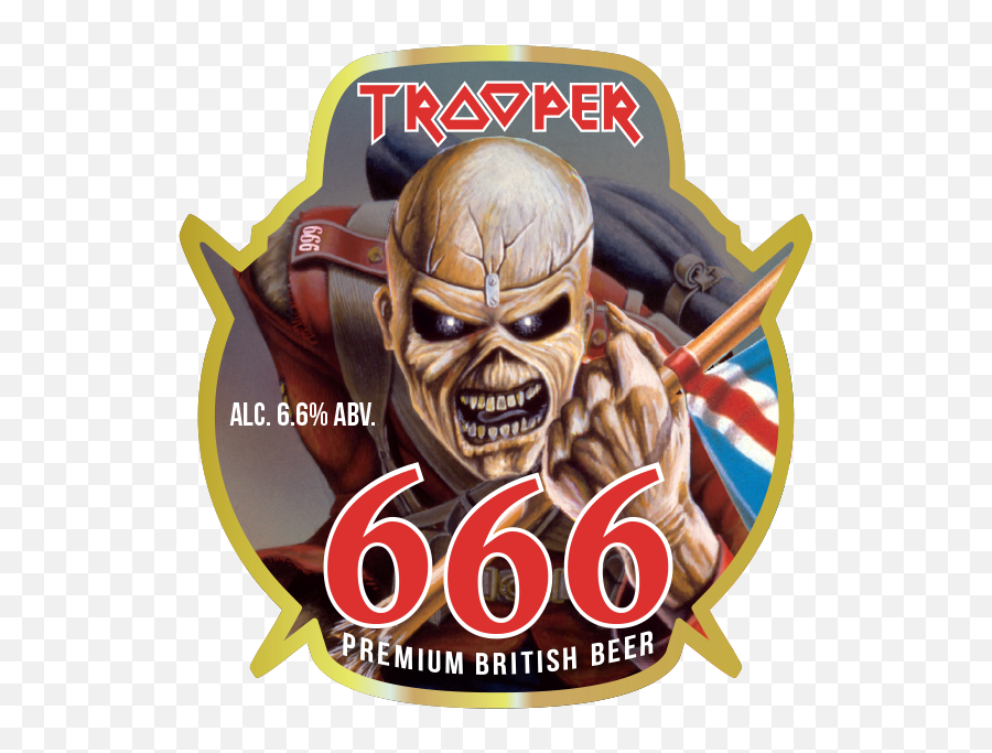 Robinsons Celebrate 10 Million Pints Of - Trooper Beer Emoji,Iron Maiden Logo