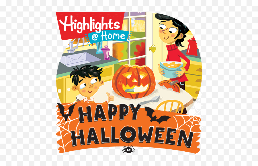 Highlightshome Happy Halloween Highlights For Children Emoji,Halloween Banner Png