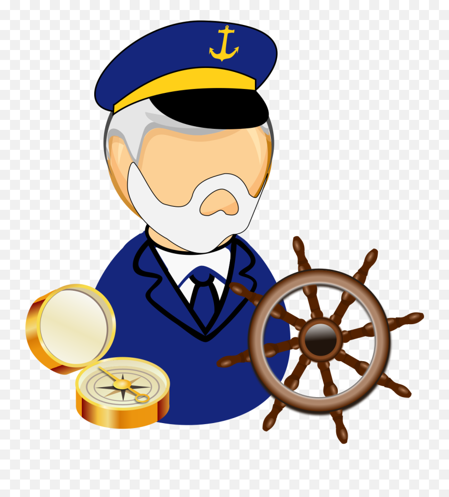 Filesea Captainsvg - Wikimedia Commons Emoji,Captain Hat Png