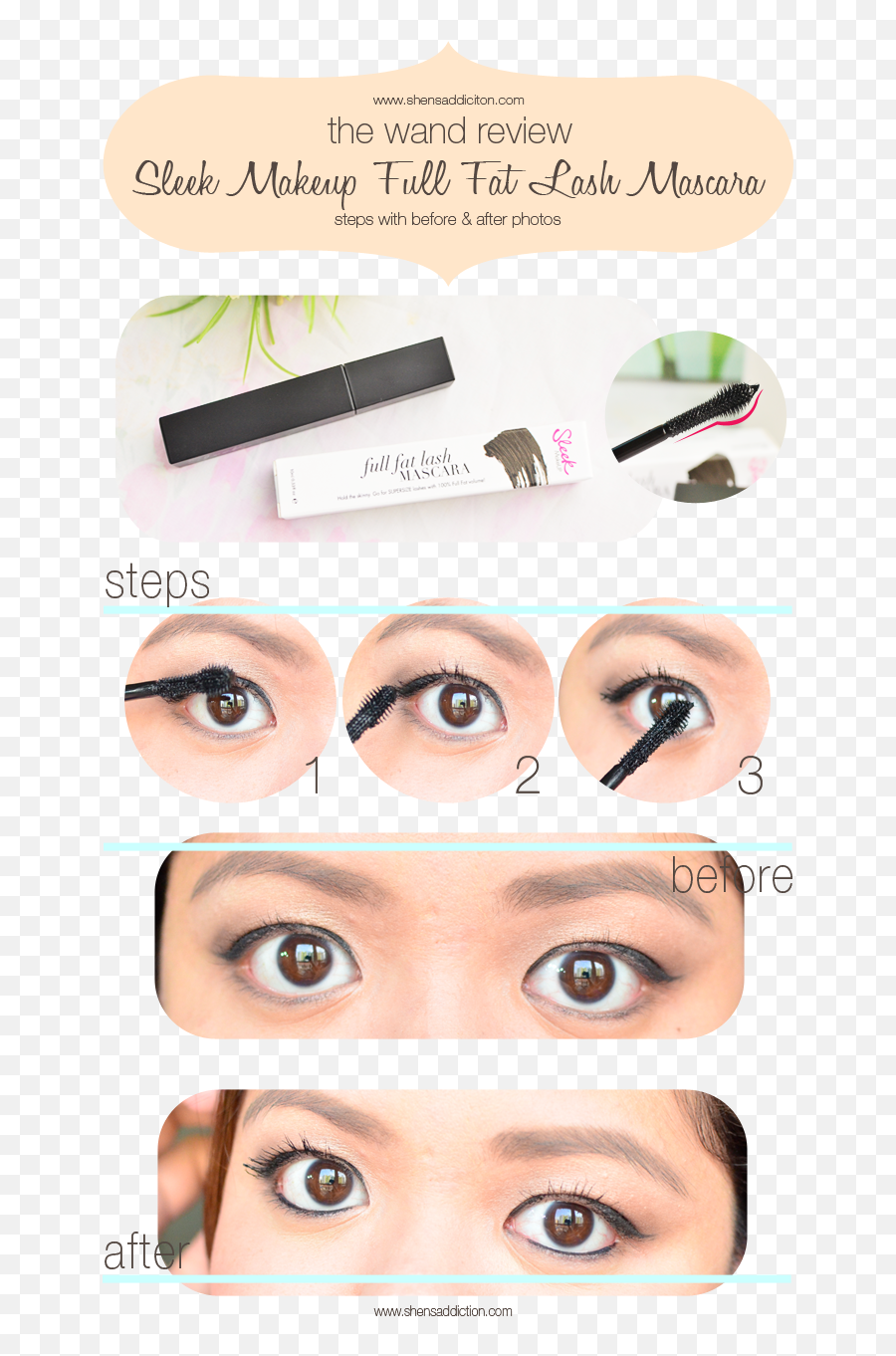 Sleek Makeup Full Fat Lash Mascara Product Review - Shenu0027s Emoji,Mascara Png