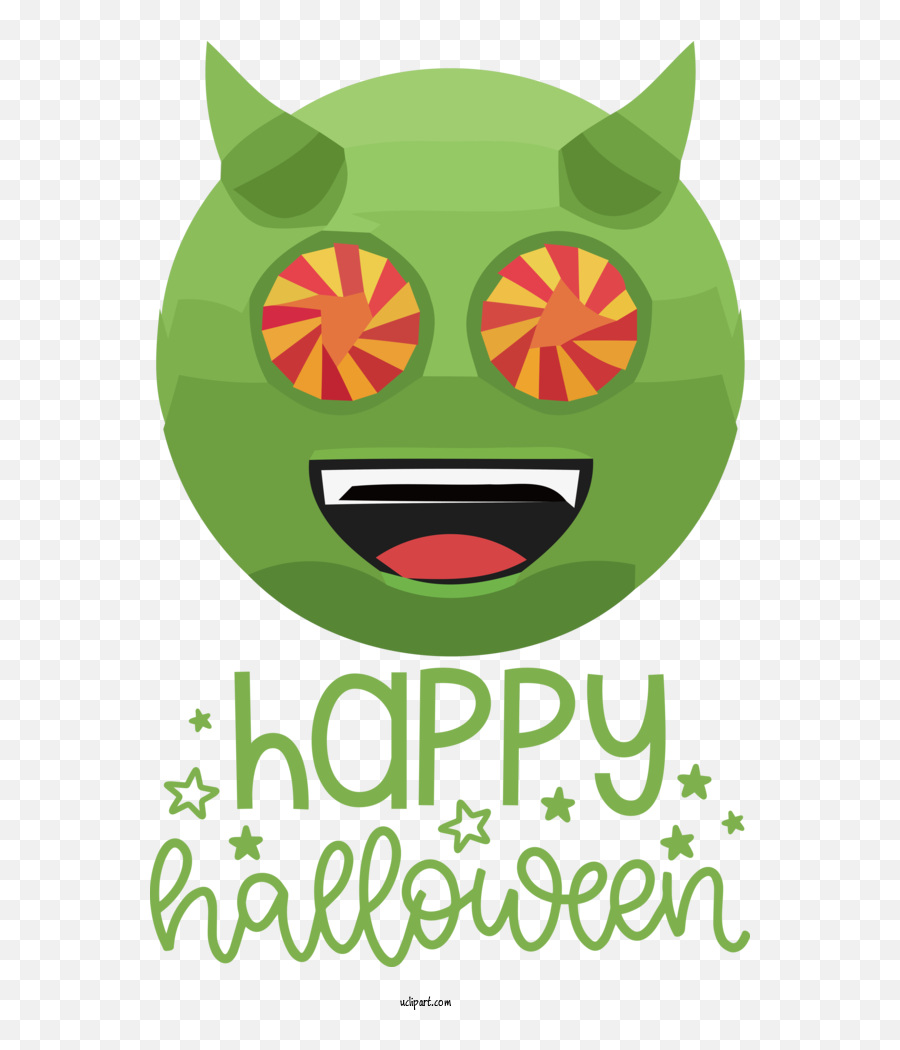 Holidays Logo Character Leaf For Halloween - Halloween Happy Emoji,Halloween Logo
