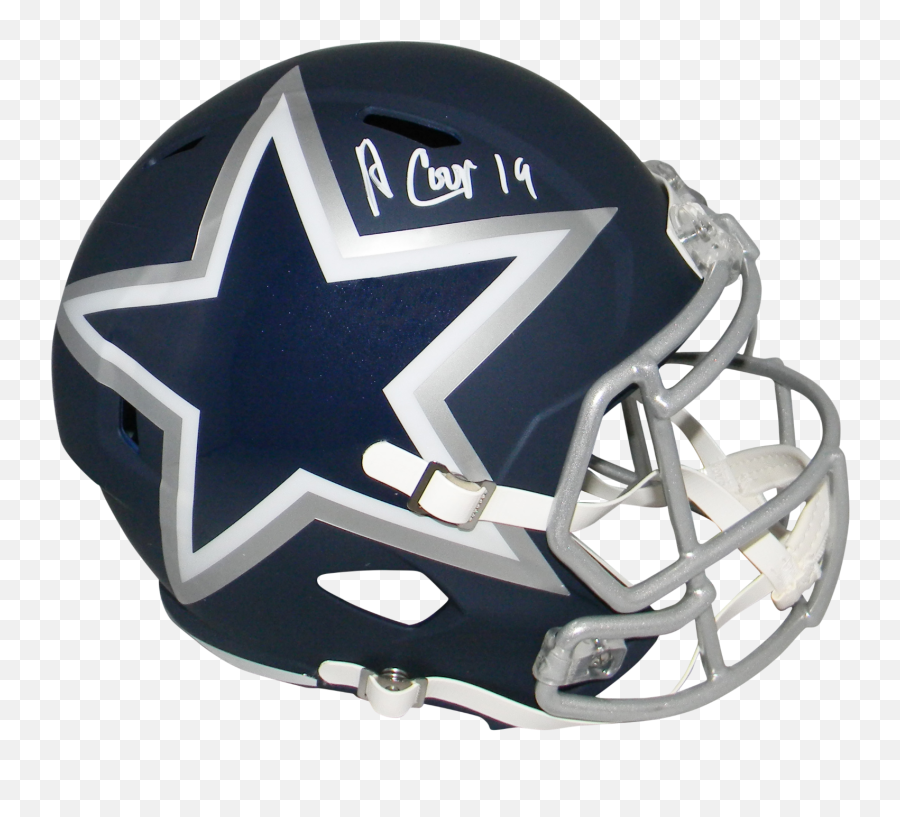 Charitybuzz Amari Cooper Signed Dallas Cowboys Eclipse Emoji,Dallas Cowboys Helmet Png
