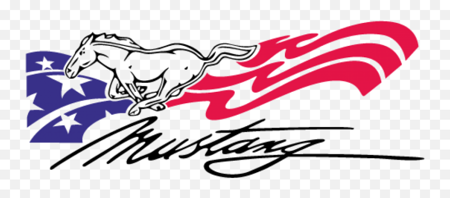 Ford Mustang Logo Png - Ford Mustang Writing Logo Emoji,Mustang Logo