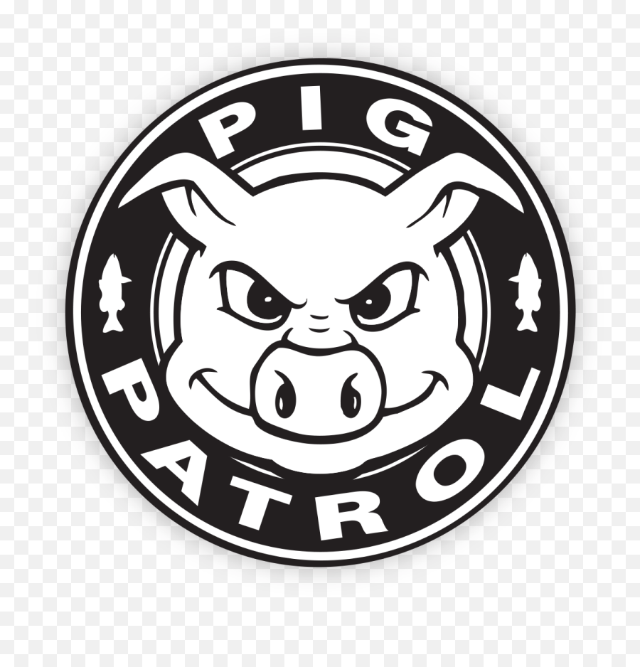 Pig Patrol Refresher - Automotive Decal Emoji,Pig Logo