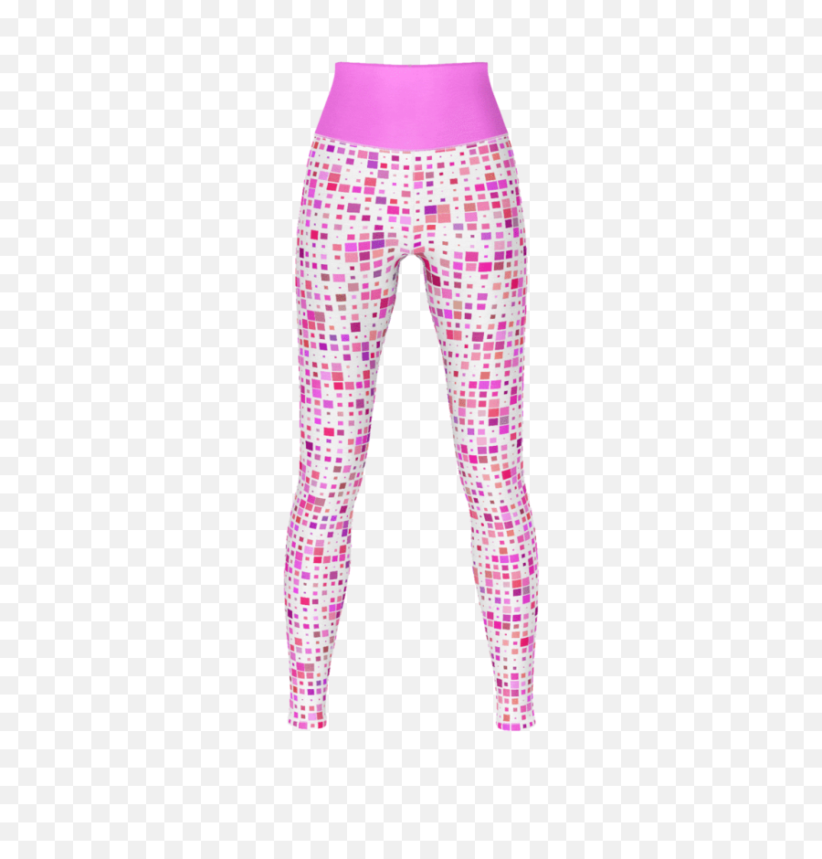 Pink Pixel Logo Yoga Pants - For Women Emoji,Pixel Logo