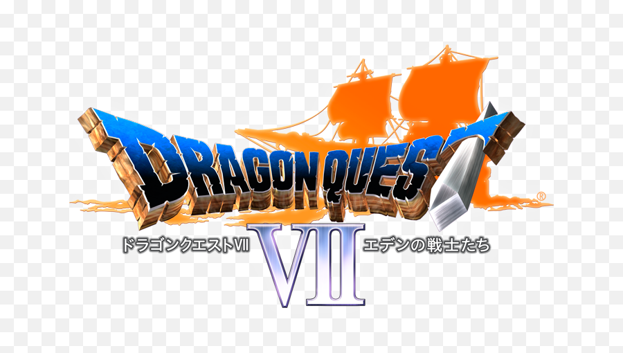 Dragon Quest Vii Logo Transparent - Dragon Quest 7 Logo Emoji,Dragon Quest Logo