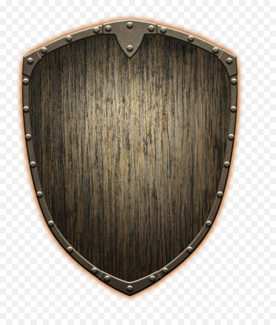 Drawn Shield Transparent - Wood Shield Png Full Size Png Emoji,Shield Png