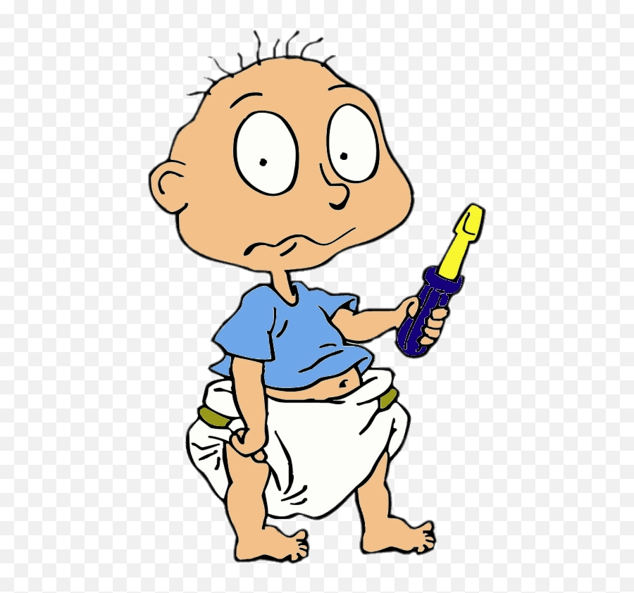 Check Out This Transparent Rugrats Character Tommy Pickles - Tommy From Rugrats Emoji,Pickles Clipart