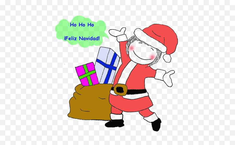 Una Mamá Muy Feliz Os Desea Feliz Navidad - Mamá Ríe Fictional Character Emoji,Feliz Navidad Clipart