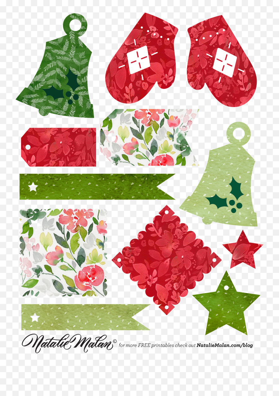 And Cut Christmas Gift Tags - Decorative Emoji,Gift Tag Png