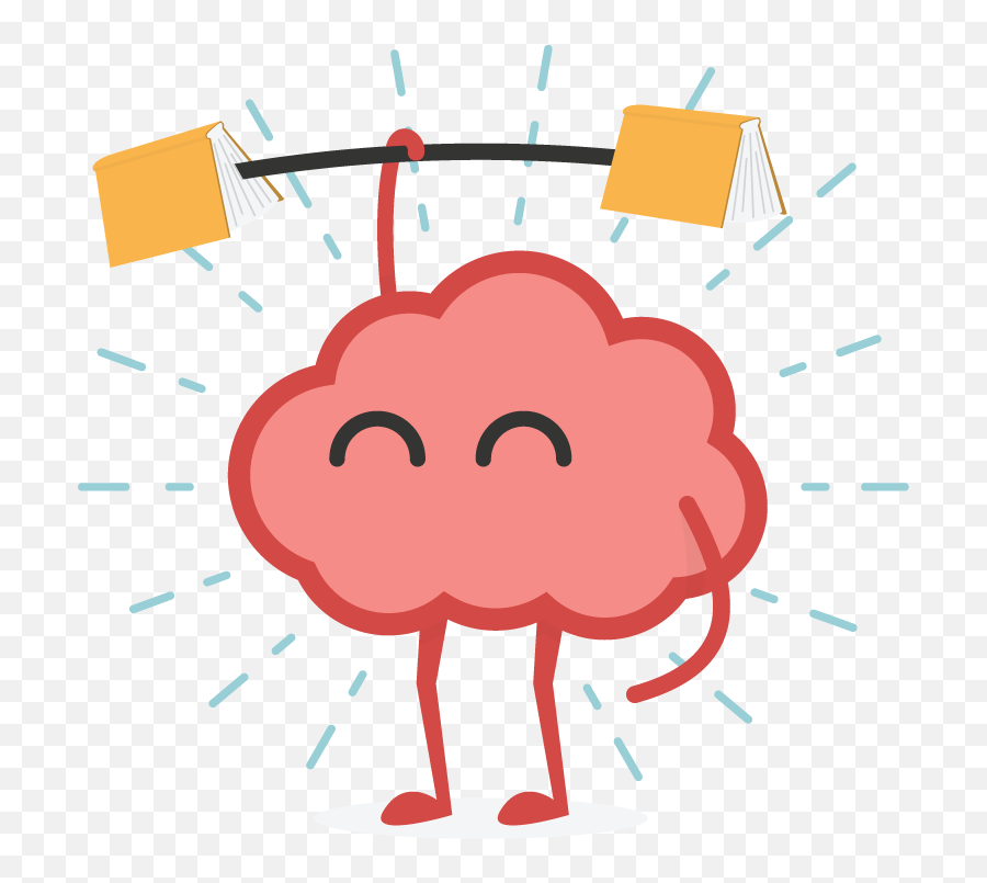 Cartoon Brain Png - Cute Transparent Background Brain Clipart Emoji,Brain Transparent Background