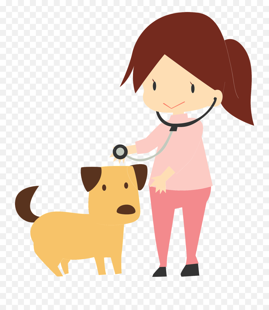 Veterinary Physician Seeing A Dog Clipart Free Download Emoji,Cat And Dog Clipart