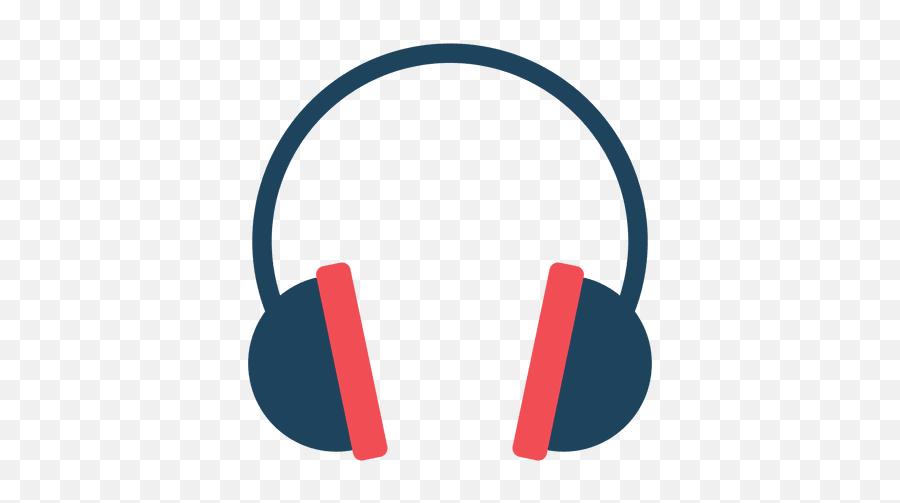 Flat Headphone Icon - Transparent Background Earphone Icon Emoji,Headphones Icon Png